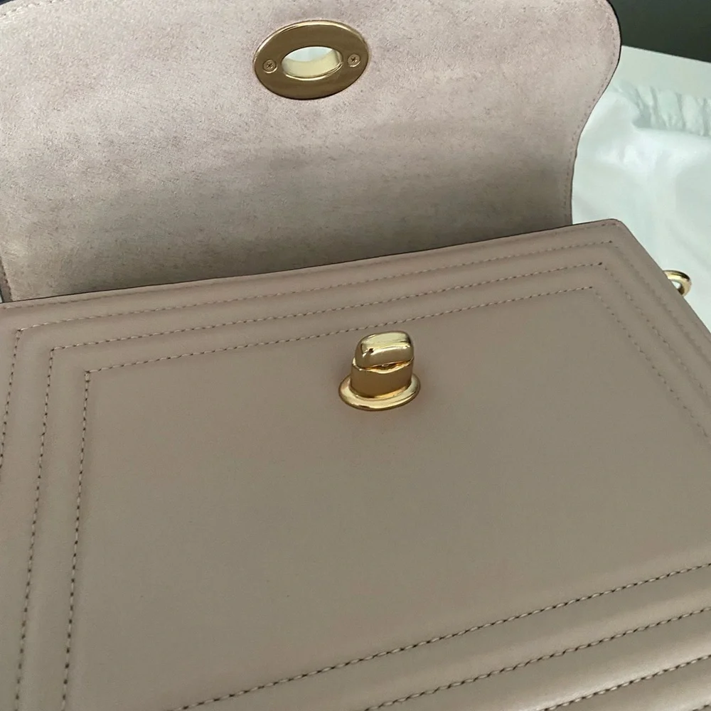 Coach Marlie Top Handle Satchel In Colorblock With Border Quilting - Picture 10 of 11